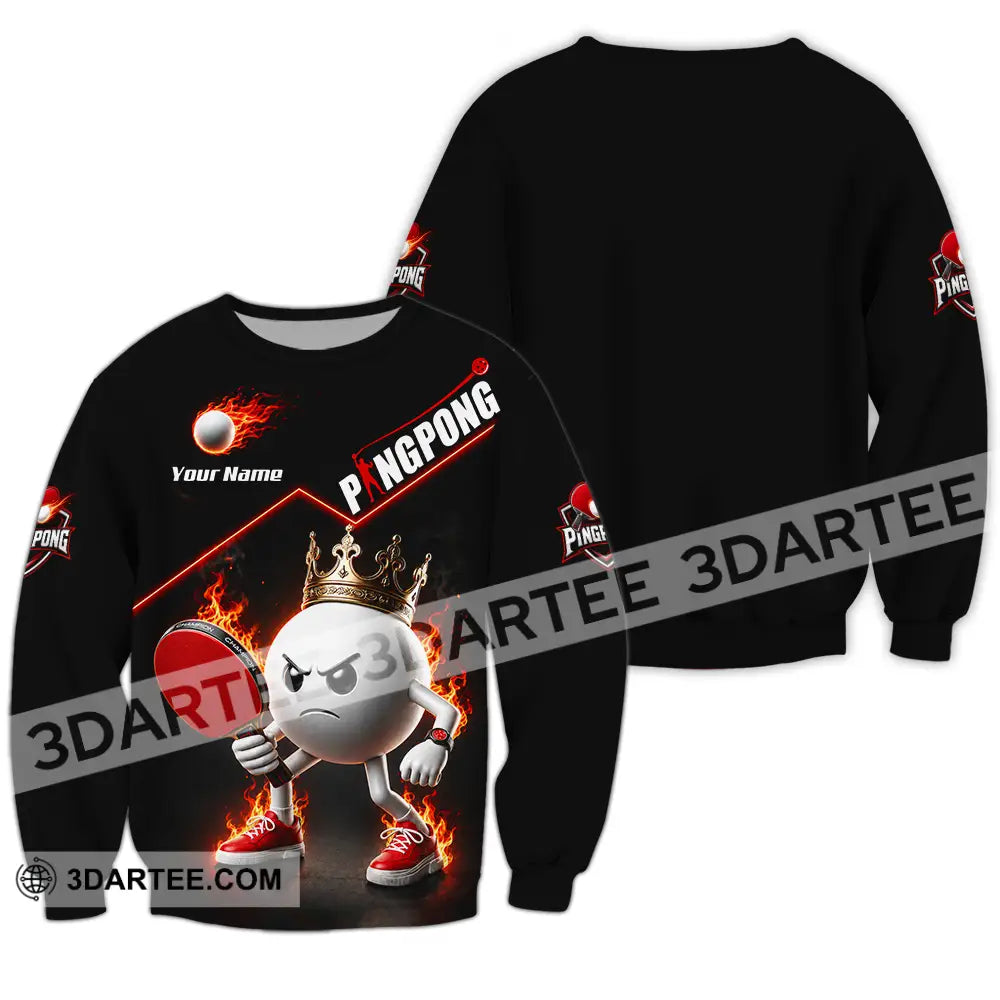 Unisex Shirt - Custom Ping Pong Shirt - Long Sleeve / S - T-shirt