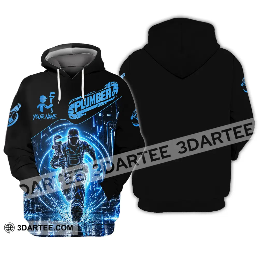 Unisex Shirt - Custom Plumber Shirt - Hoodie / S - T-shirt