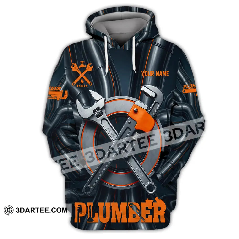 Unisex Shirt - Custom Plumber Shirt - Hoodie / S - T-shirt