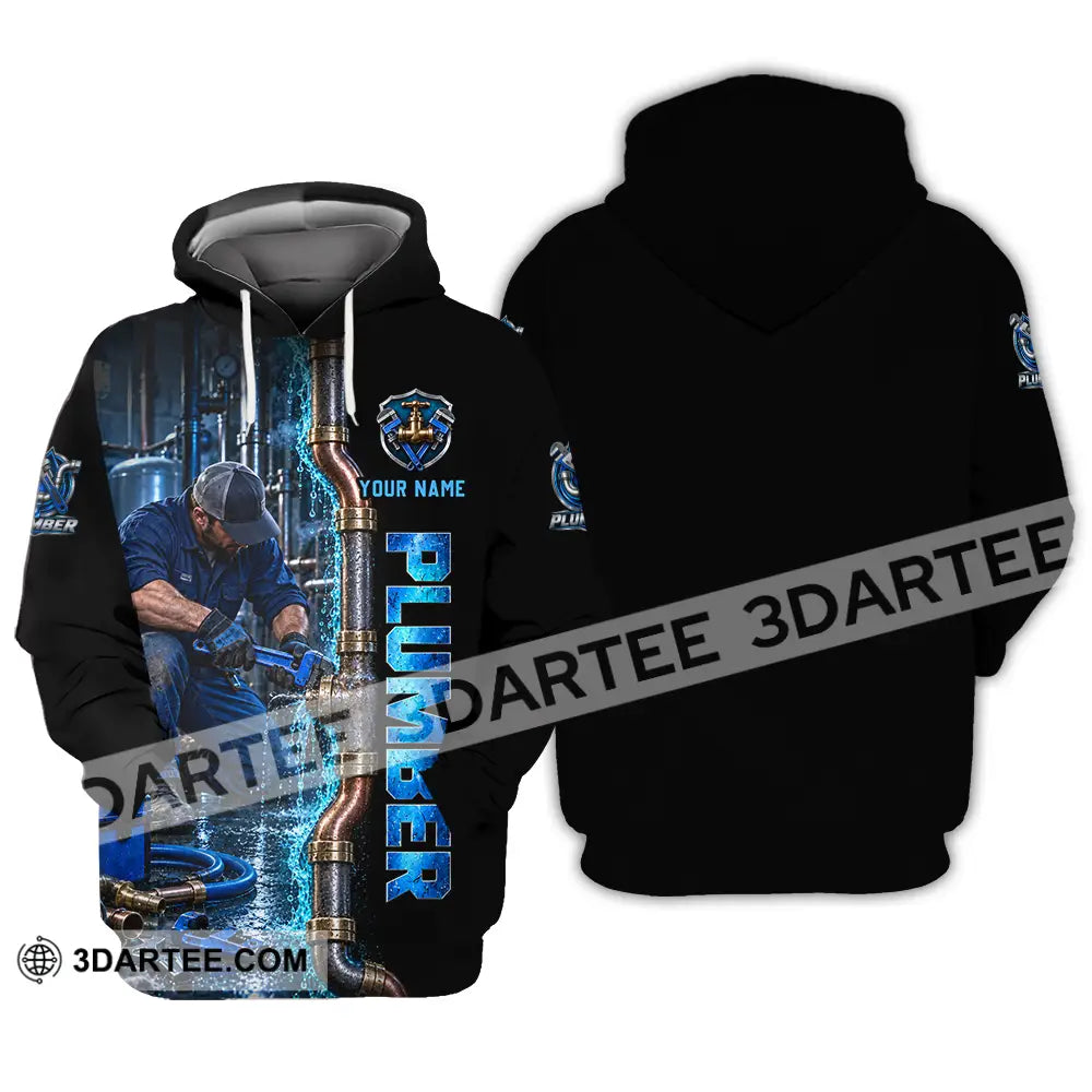 Unisex Shirt - Custom Plumber Shirt - Hoodie / S - T-shirt