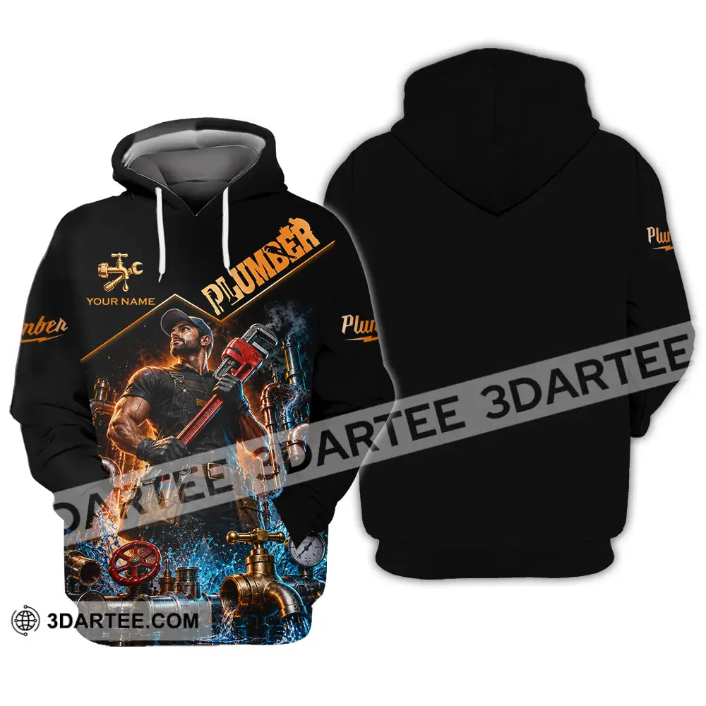 Unisex Shirt - Custom Plumber Shirt - Hoodie / S - T-shirt