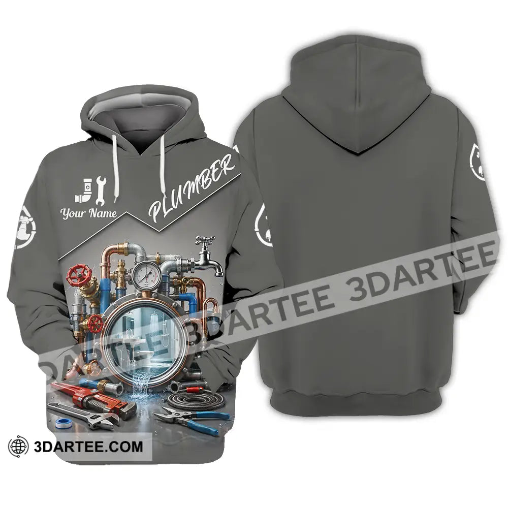 Unisex Shirt - Custom Plumber Shirt - Hoodie / S - T-shirt