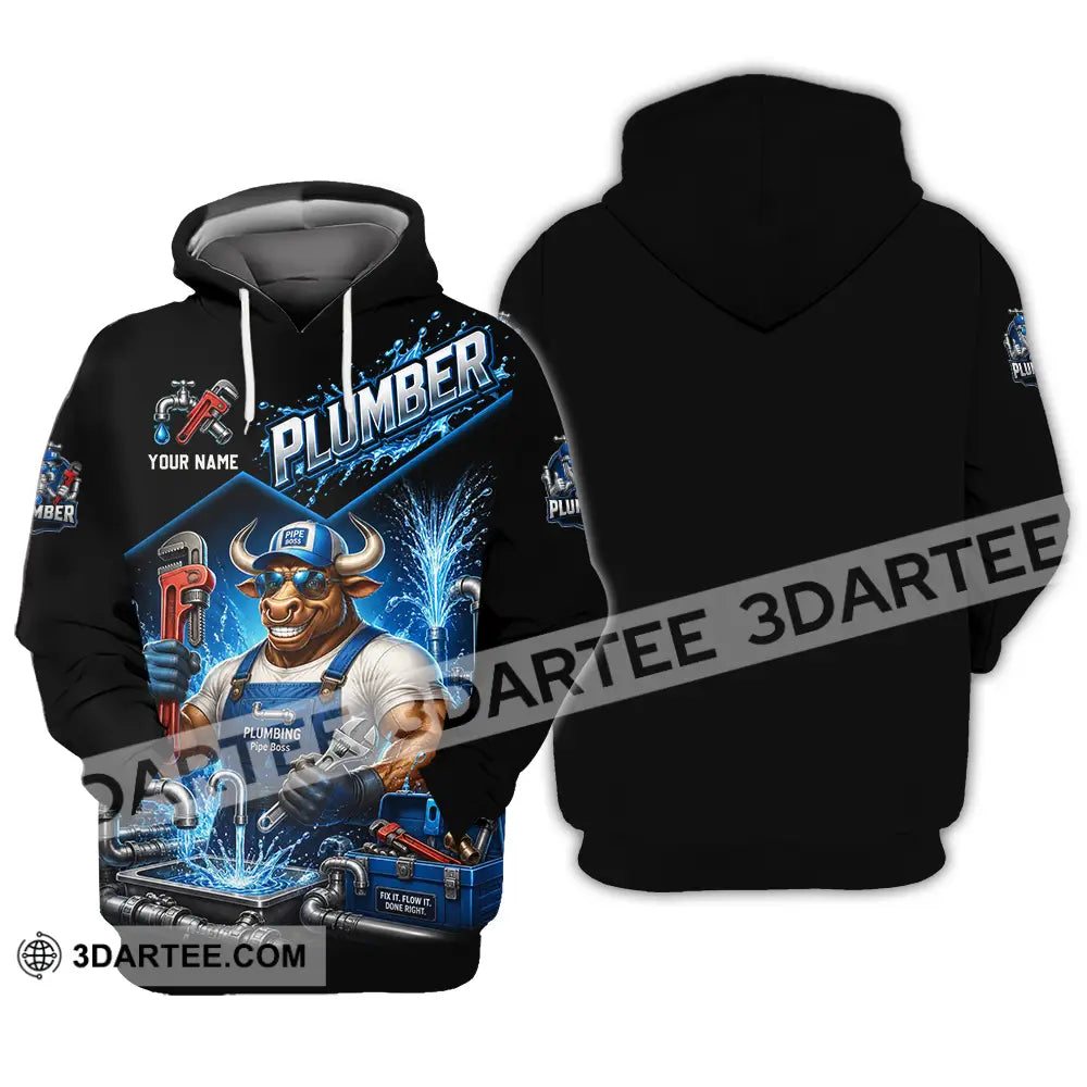Unisex Shirt - Custom Plumber Shirt - Hoodie / S - T-shirt