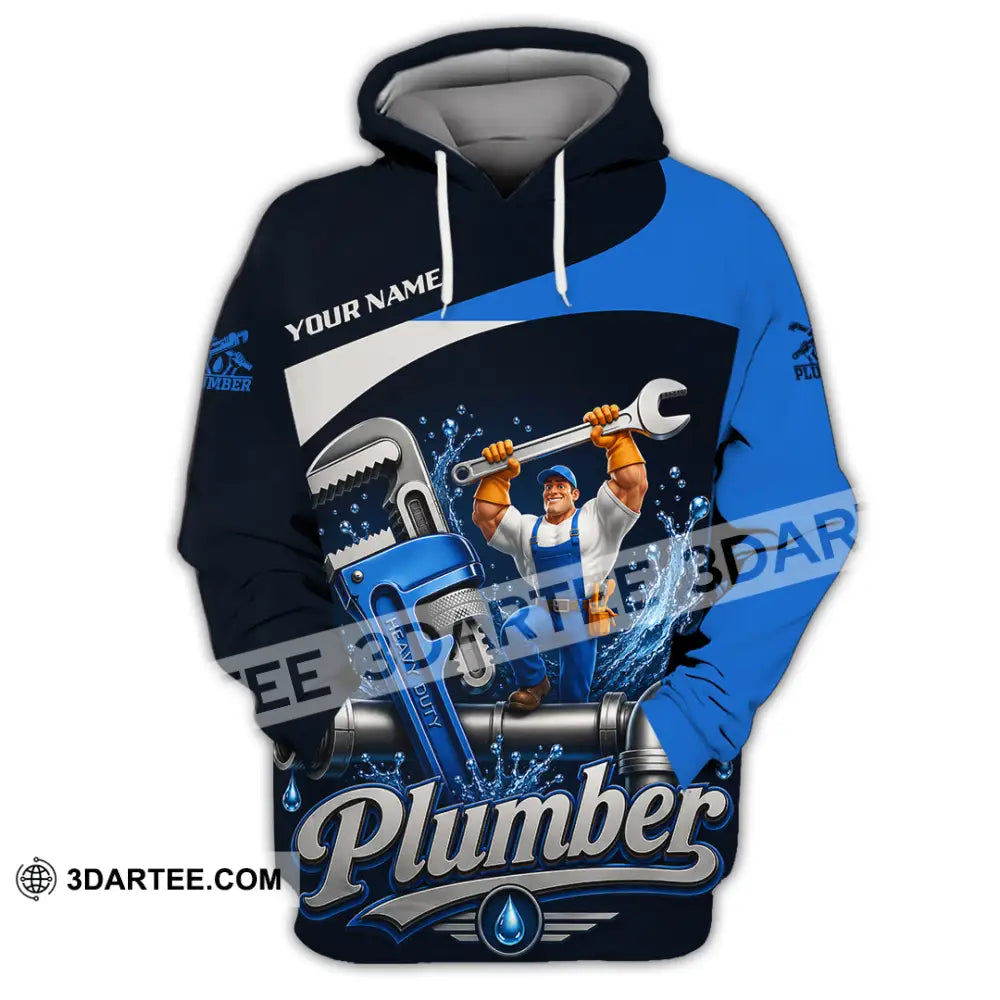 Unisex Shirt - Custom Plumber Shirt - Hoodie / S - T-shirt