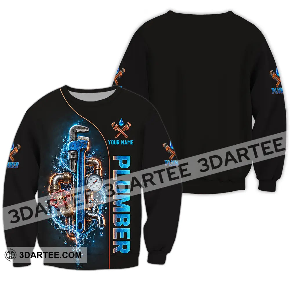 Unisex Shirt - Custom Plumber Shirt - Long Sleeve / S - T-shirt