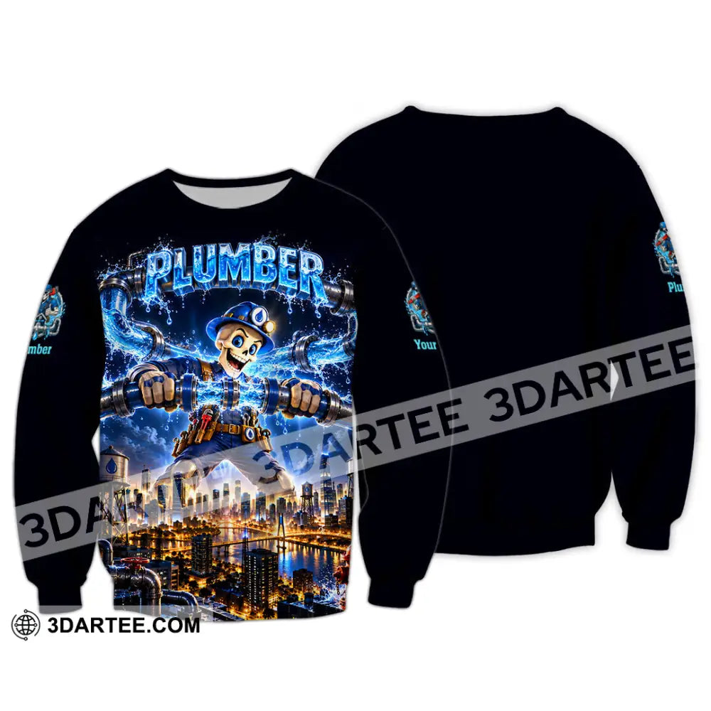 Unisex Shirt - Custom Plumber Shirt - Long Sleeve / S - T-shirt