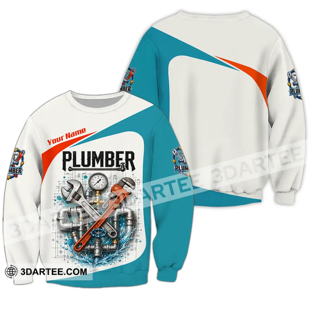 Unisex Shirt - Custom Plumber Shirt - Long Sleeve / S - T-shirt