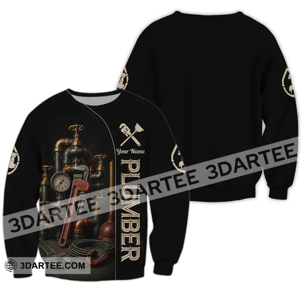 Unisex Shirt - Custom Plumber Shirt - Long Sleeve / S - T-shirt