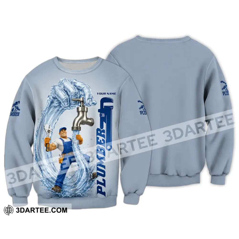 Unisex Shirt - Custom Plumber Shirt - Long Sleeve / S - T-shirt
