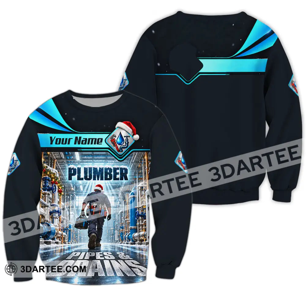 Unisex Shirt - Custom Plumber Shirt - Long Sleeve / S - T-shirt