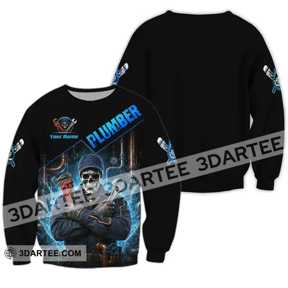 Unisex Shirt - Custom Plumber Shirt - Long Sleeve / S - T-shirt