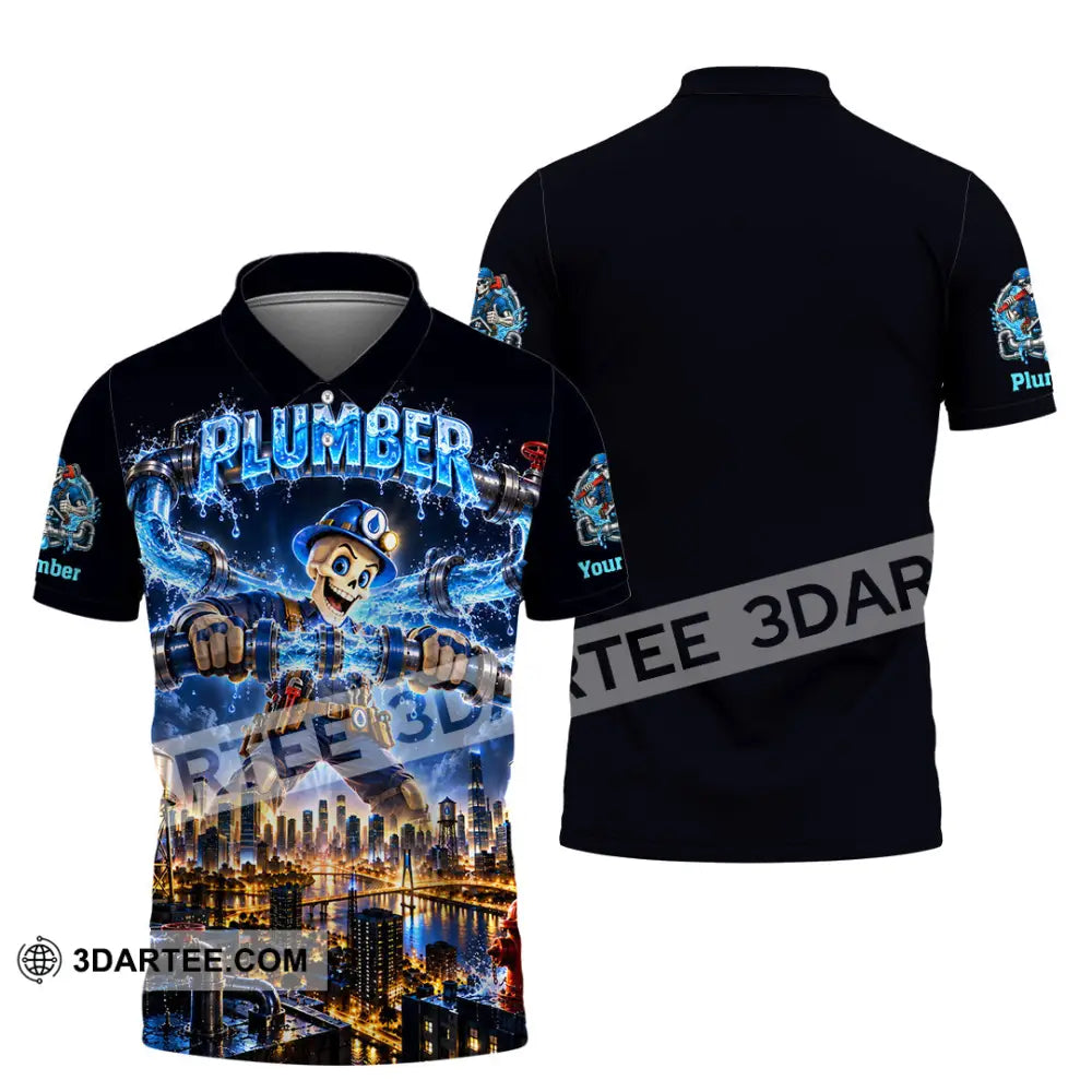 Unisex Shirt - Custom Plumber Shirt - Polo Shirt / S - T-shirt