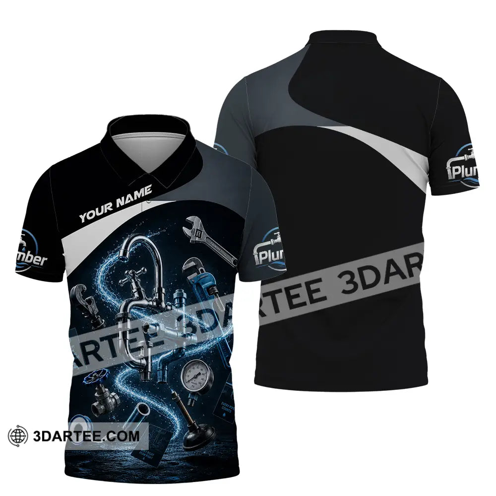 Unisex Shirt - Custom Plumber Shirt - Polo Shirt / S - T-shirt