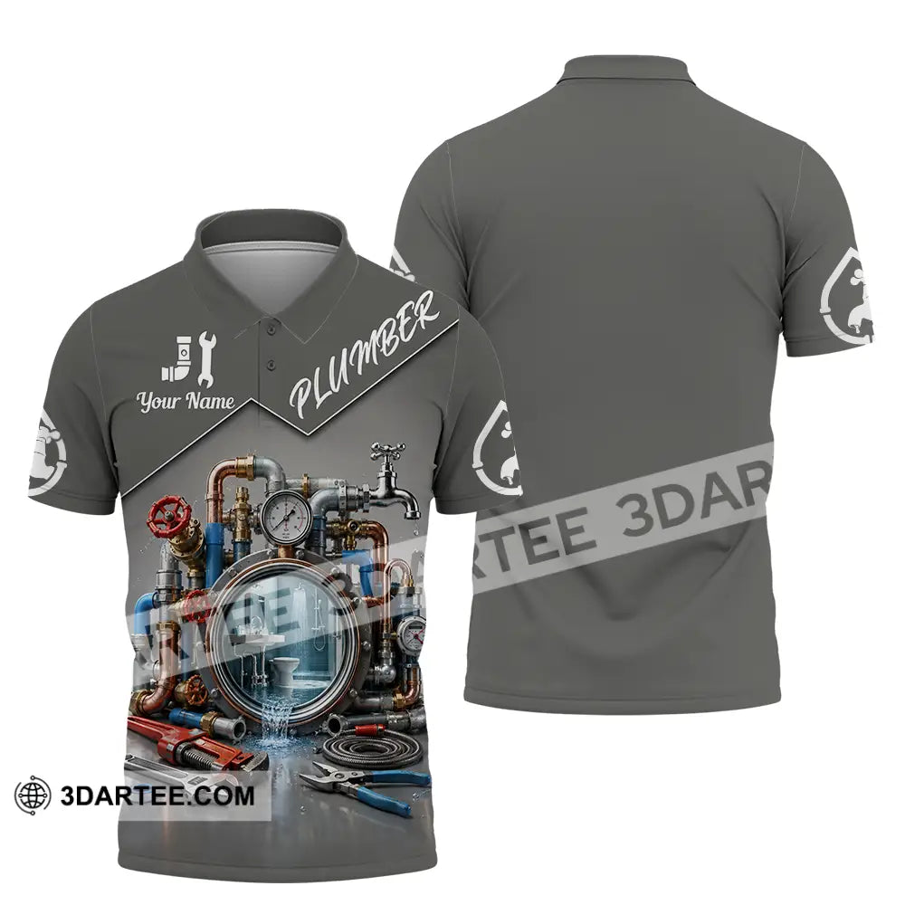 Unisex Shirt - Custom Plumber Shirt - Polo Shirt / S - T-shirt