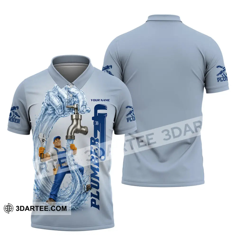 Unisex Shirt - Custom Plumber Shirt - Polo Shirt / S - T-shirt