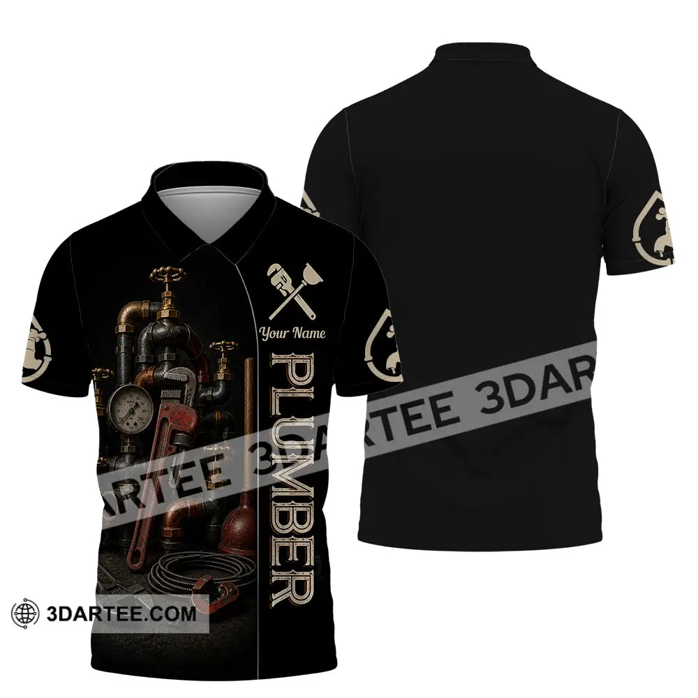 Unisex Shirt - Custom Plumber Shirt - Polo Shirt / S - T-shirt