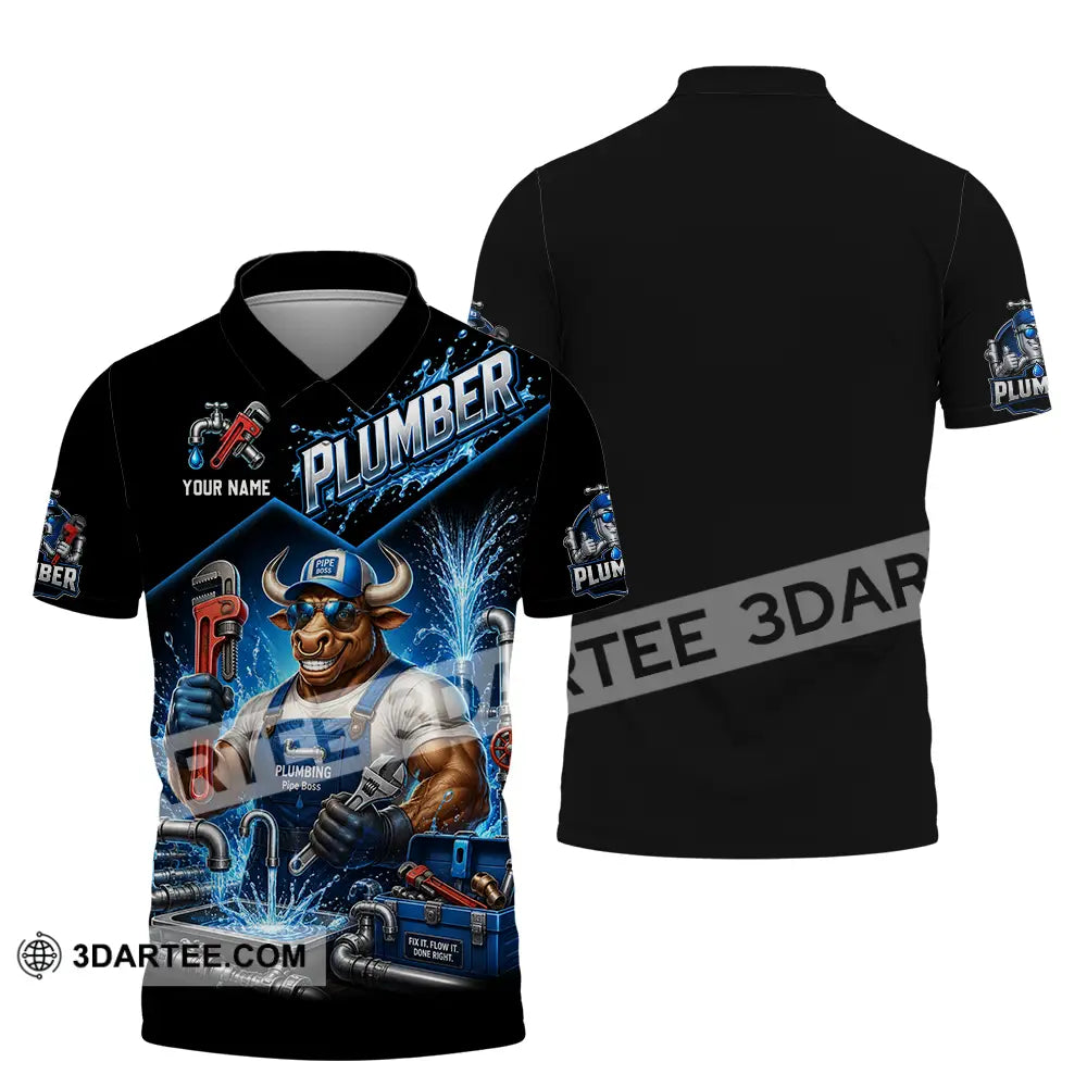 Unisex Shirt - Custom Plumber Shirt - Polo Shirt / S - T-shirt