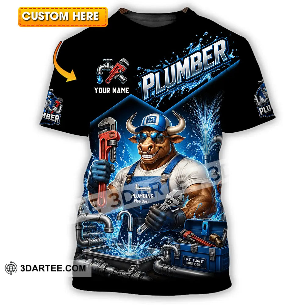 Unisex Shirt - Custom Plumber Shirt - T-shirt