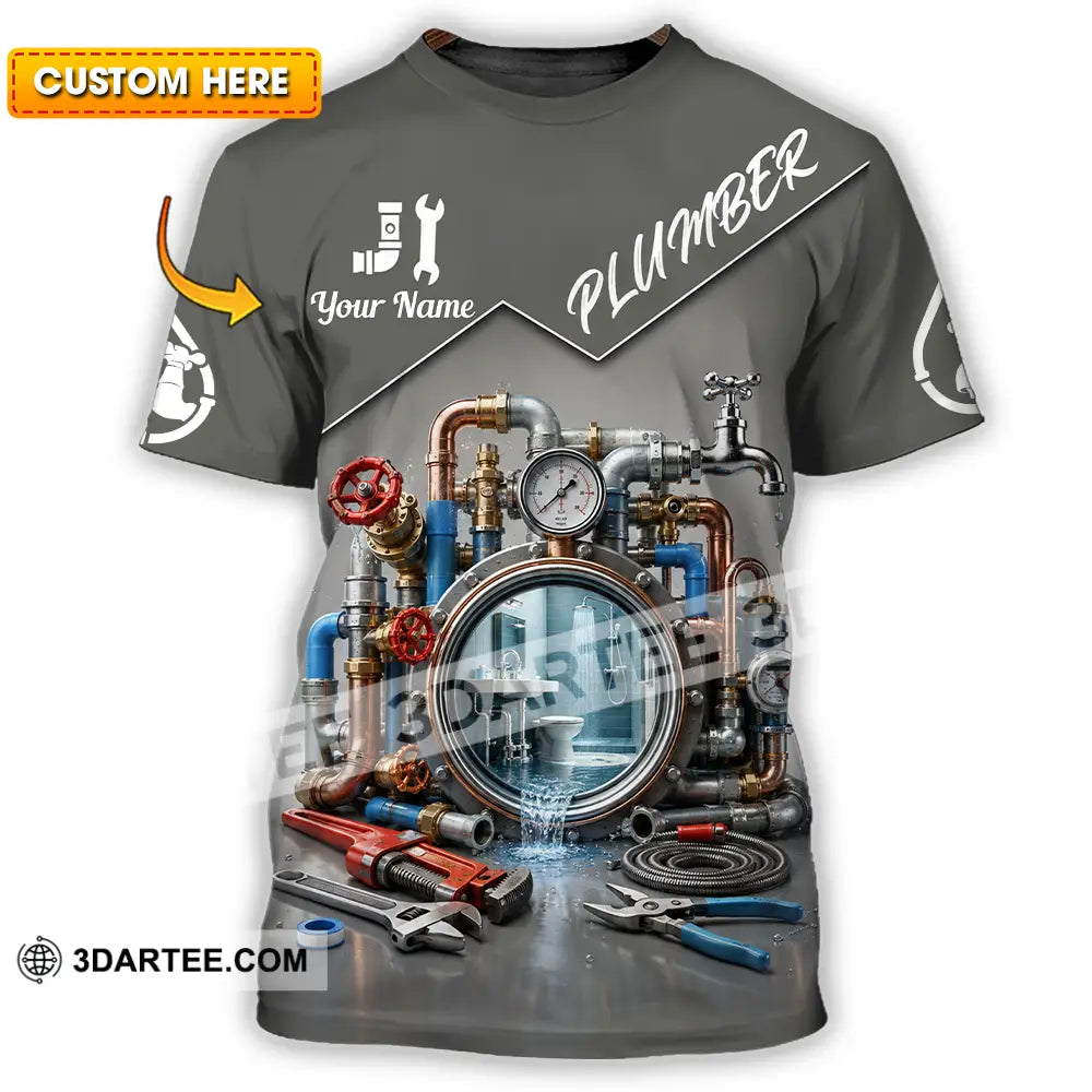 Unisex Shirt - Custom Plumber Shirt - T-shirt