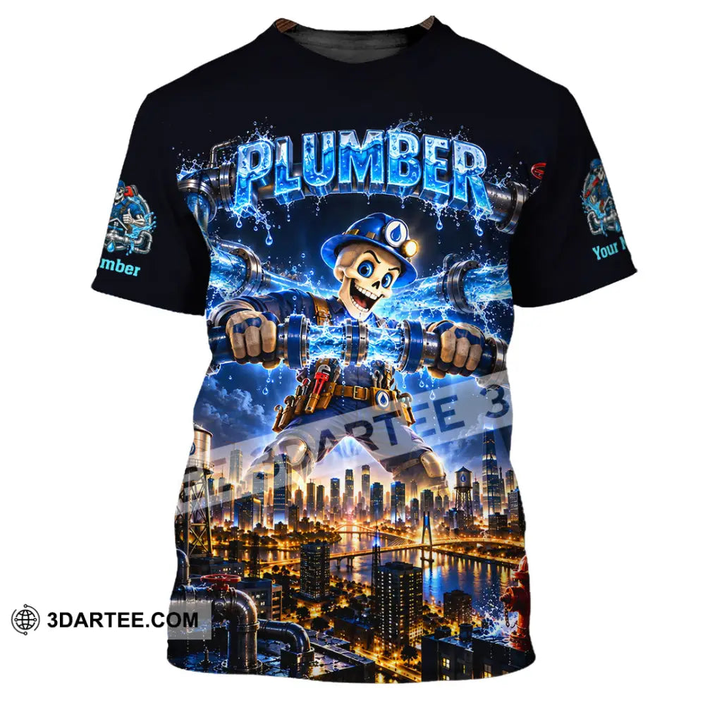 Unisex Shirt - Custom Plumber Shirt - T-Shirt / S - T-shirt