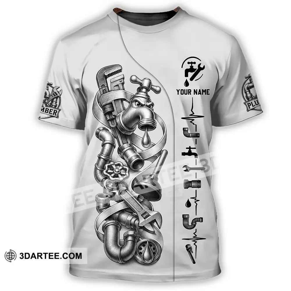 Unisex Shirt - Custom Plumber Shirt - T-Shirt / S - T-shirt