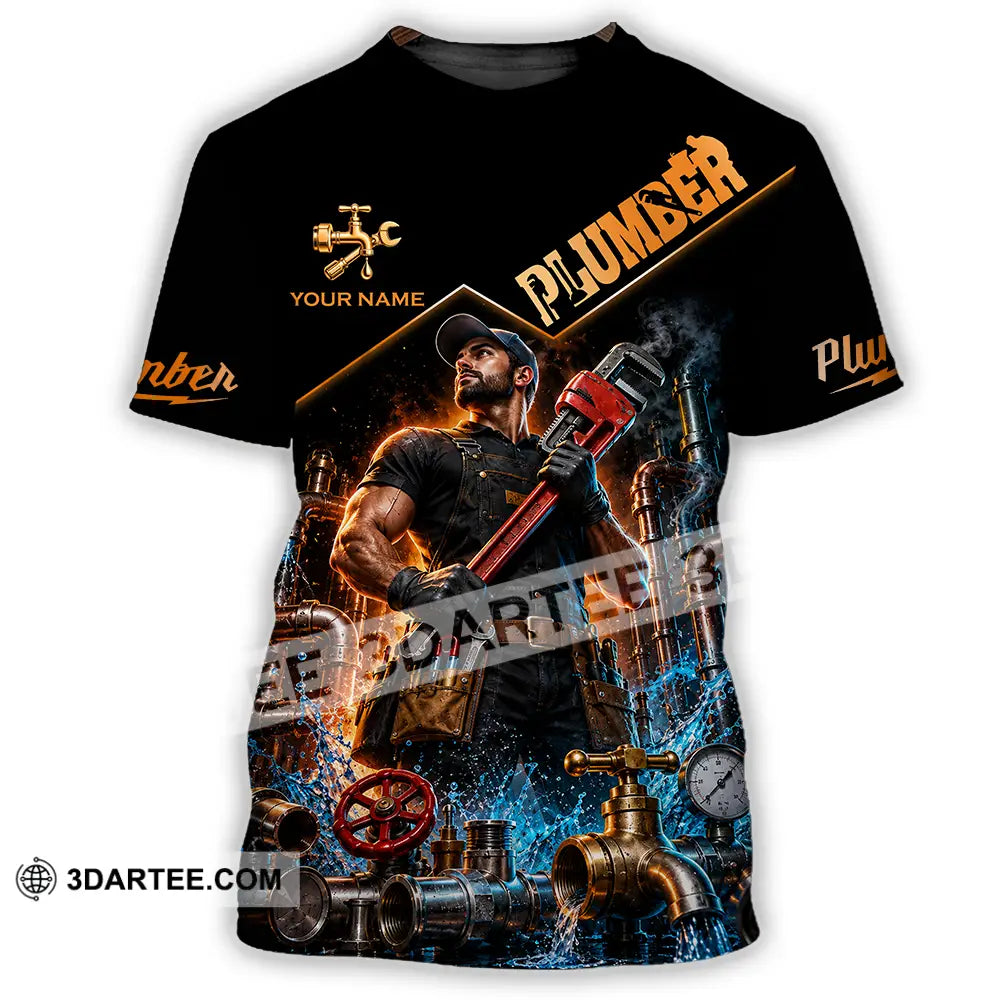 Unisex Shirt - Custom Plumber Shirt - T-Shirt / S - T-shirt