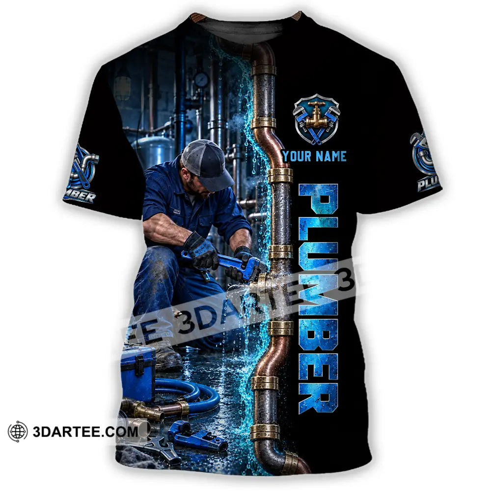 Unisex Shirt - Custom Plumber Shirt - T-Shirt / S - T-shirt