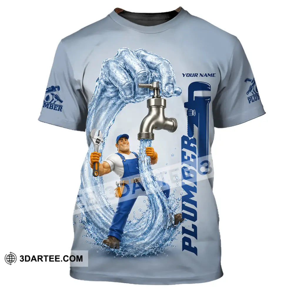 Unisex Shirt - Custom Plumber Shirt - T-Shirt / S - T-shirt