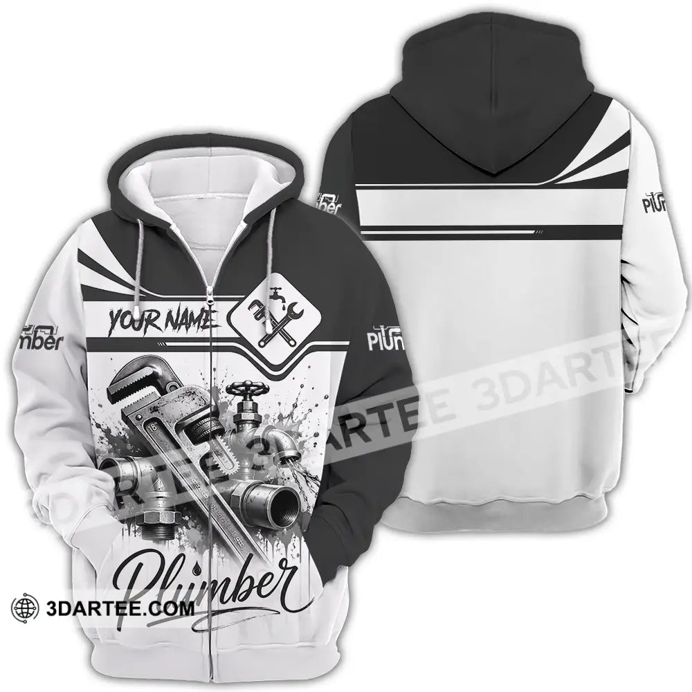 Unisex Shirt - Custom Plumber Shirt - Zipper Hoodie / S - T-shirt