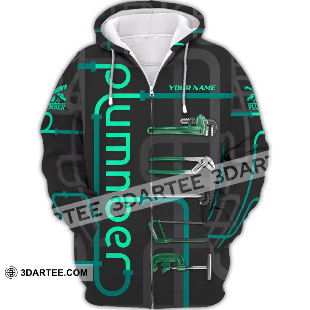 Unisex Shirt - Custom Plumber Shirt - Zipper Hoodie / S - T-shirt