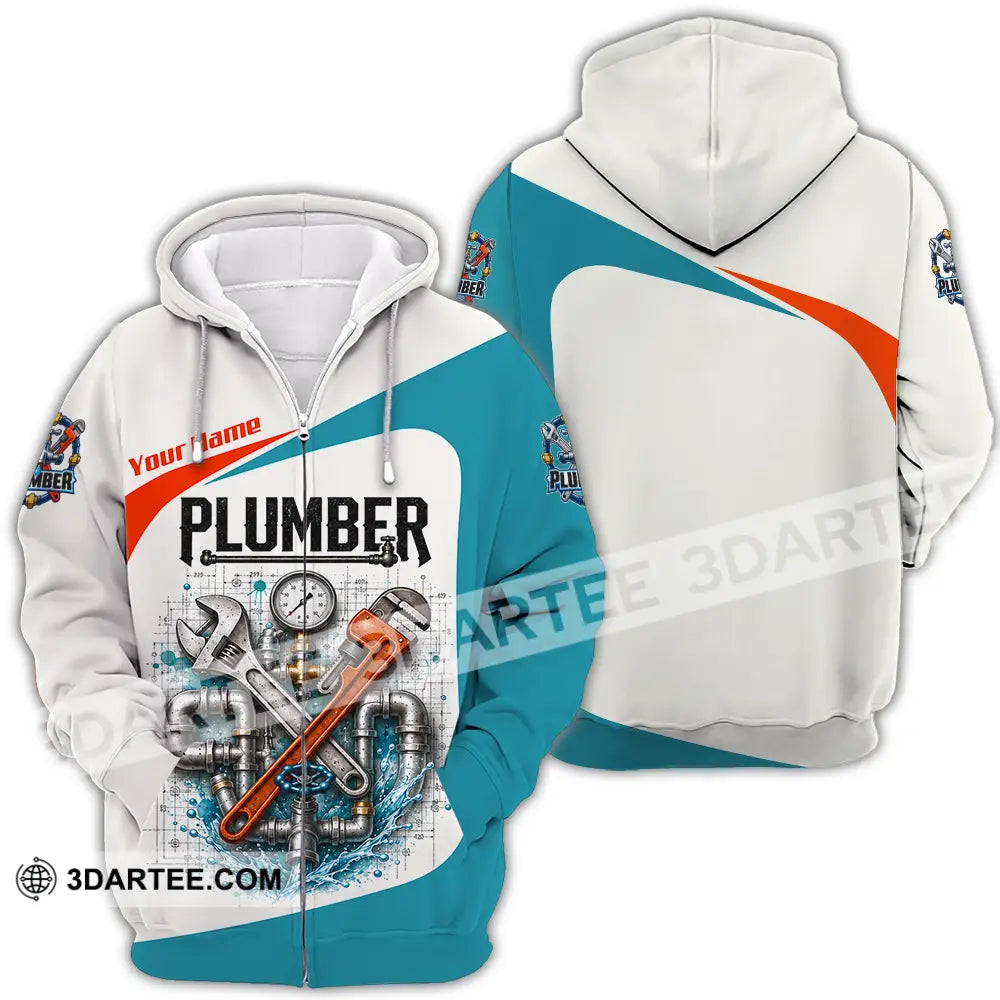 Unisex Shirt - Custom Plumber Shirt - Zipper Hoodie / S - T-shirt