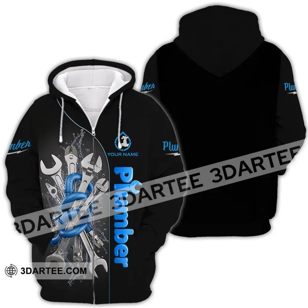 Unisex Shirt - Custom Plumber Shirt - Zipper Hoodie / S - T-shirt