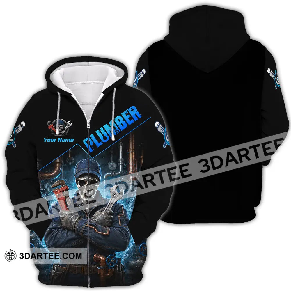 Unisex Shirt - Custom Plumber Shirt - Zipper Hoodie / S - T-shirt