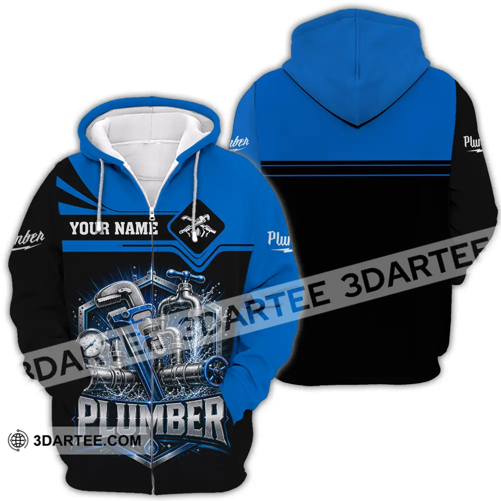 Unisex Shirt - Custom Plumber Shirt - Zipper Hoodie / S - T-shirt