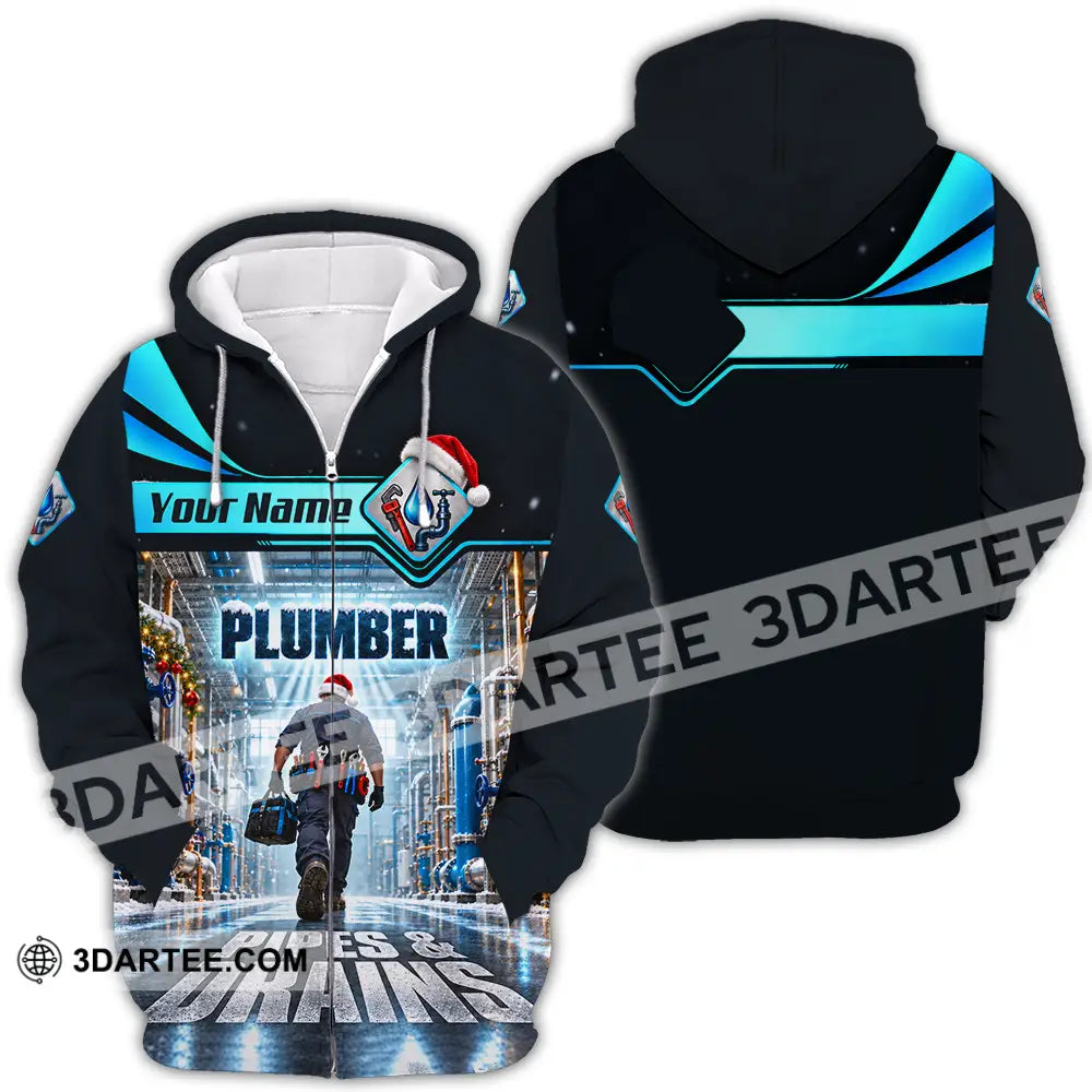 Unisex Shirt - Custom Plumber Shirt - Zipper Hoodie / S - T-shirt