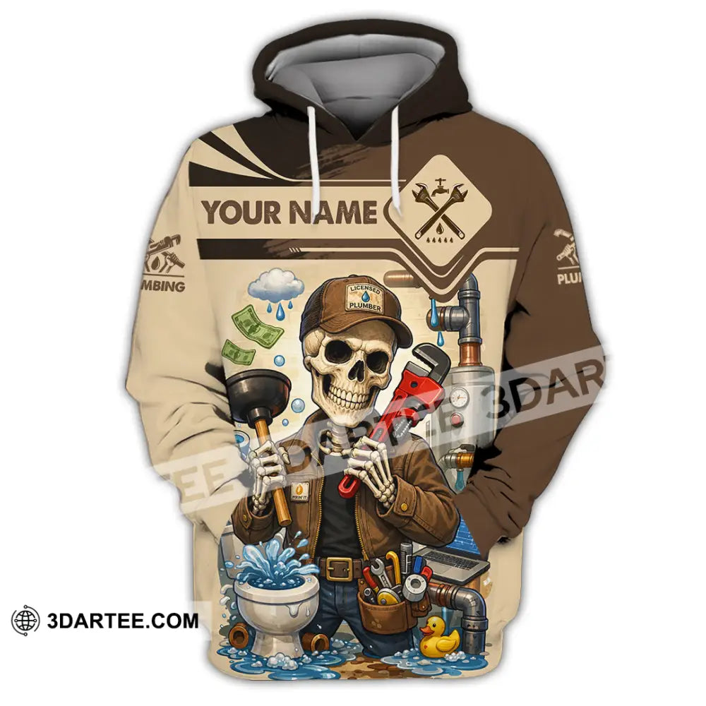 Unisex Shirt - Custom Plumbing Shirt - Hoodie / S - T-shirt