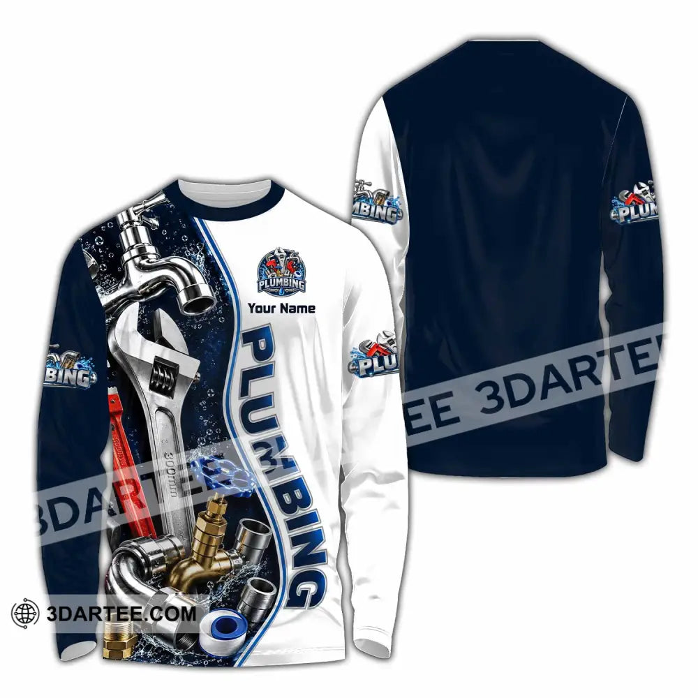 Unisex Shirt - Custom Plumbing Shirt - Long Sleeve Shirt / S - T-shirt