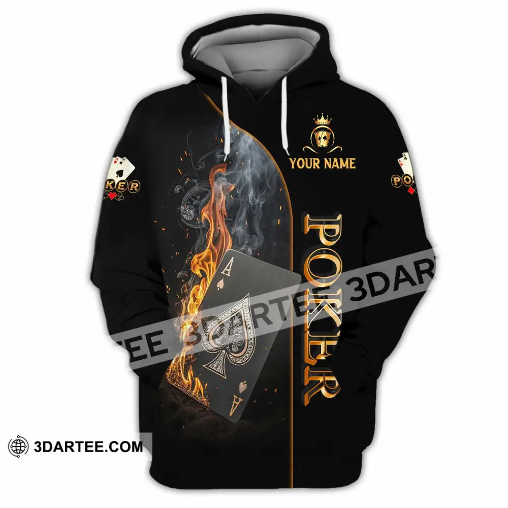 Unisex Shirt - Custom Poker 3D Shirt Hoodie / S T-shirt