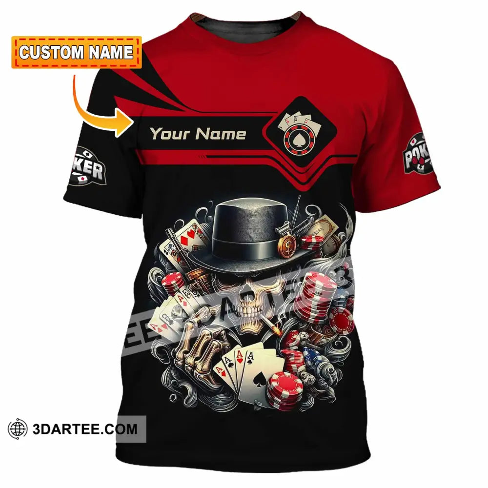 Unisex Shirt - Custom Poker 3D Shirt - T-shirt