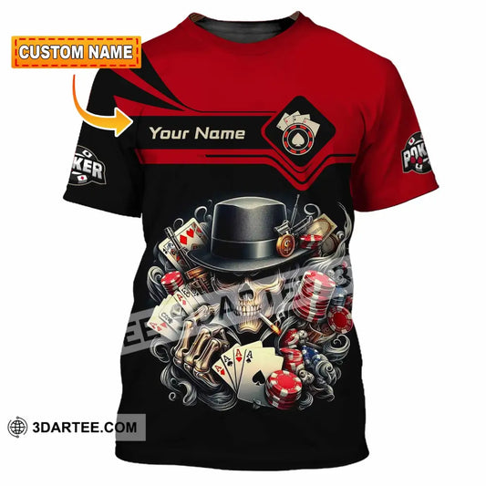 Unisex Shirt - Custom Poker 3D Shirt - T-shirt