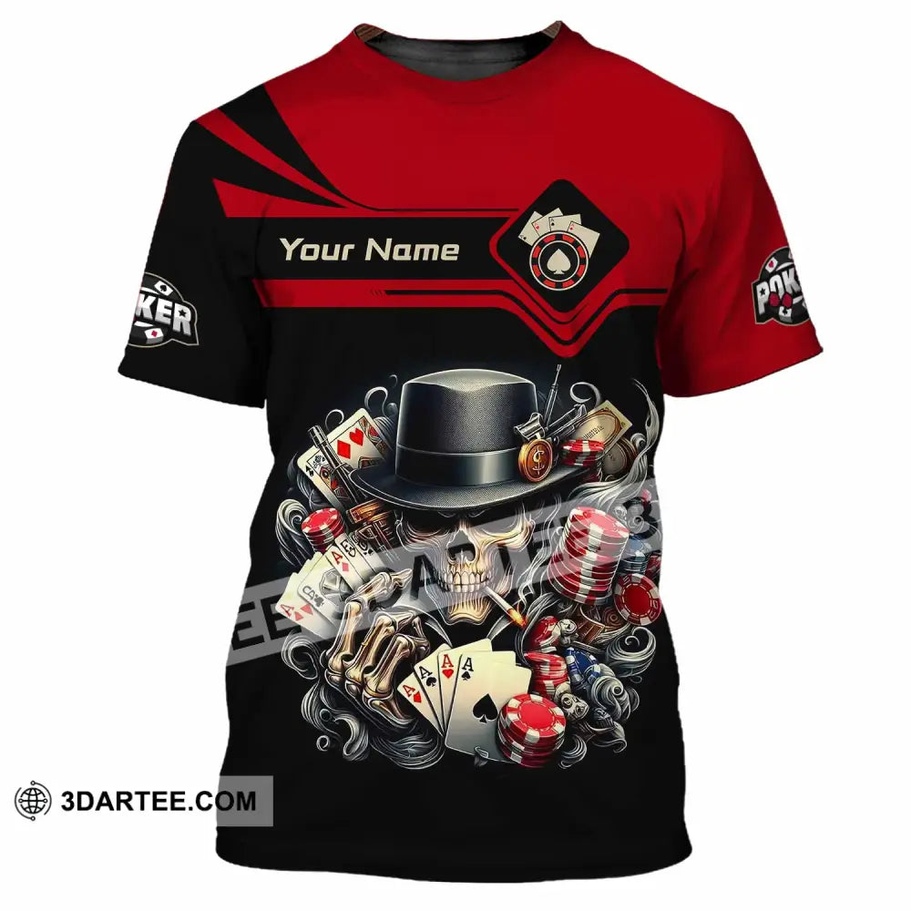 Unisex Shirt - Custom Poker 3D Shirt - T-Shirt / S - T-shirt