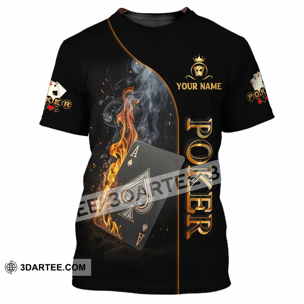 Unisex Shirt - Custom Poker 3D Shirt T-Shirt / S T-shirt