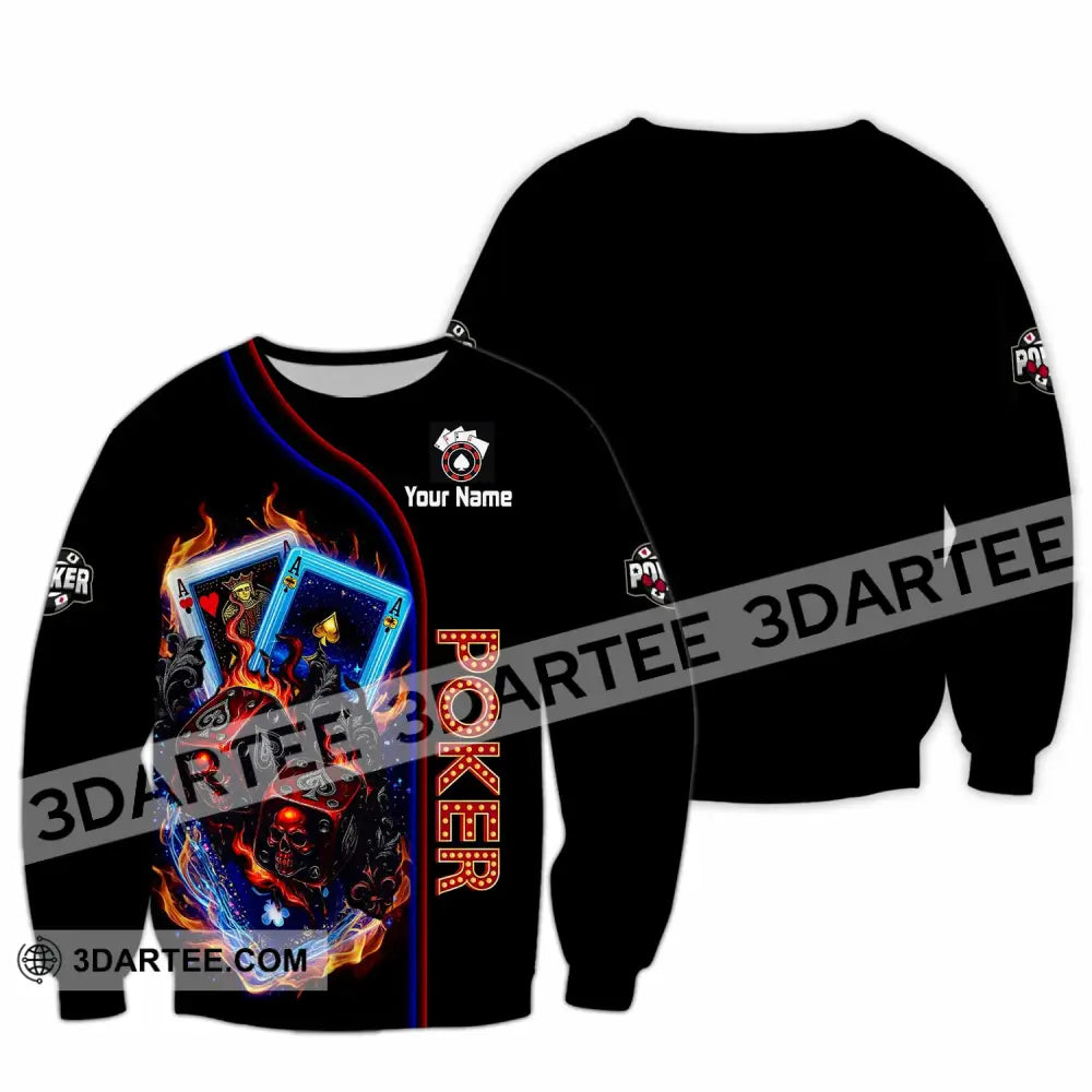Unisex Shirt - Custom Poker Shirt - Long Sleeve / S - T-shirt
