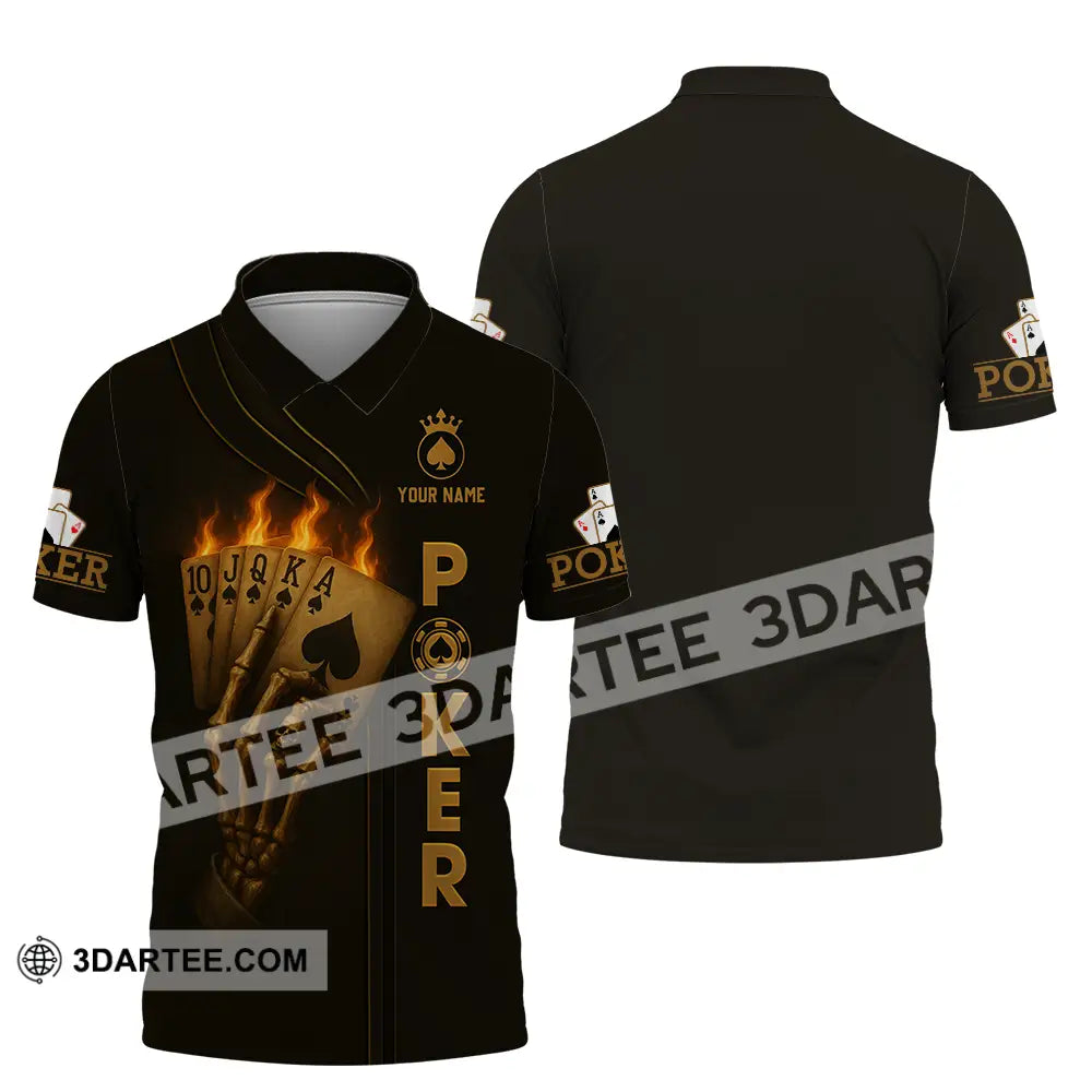 Unisex Shirt - Custom Poker Shirt Polo Shirt / S T-shirt