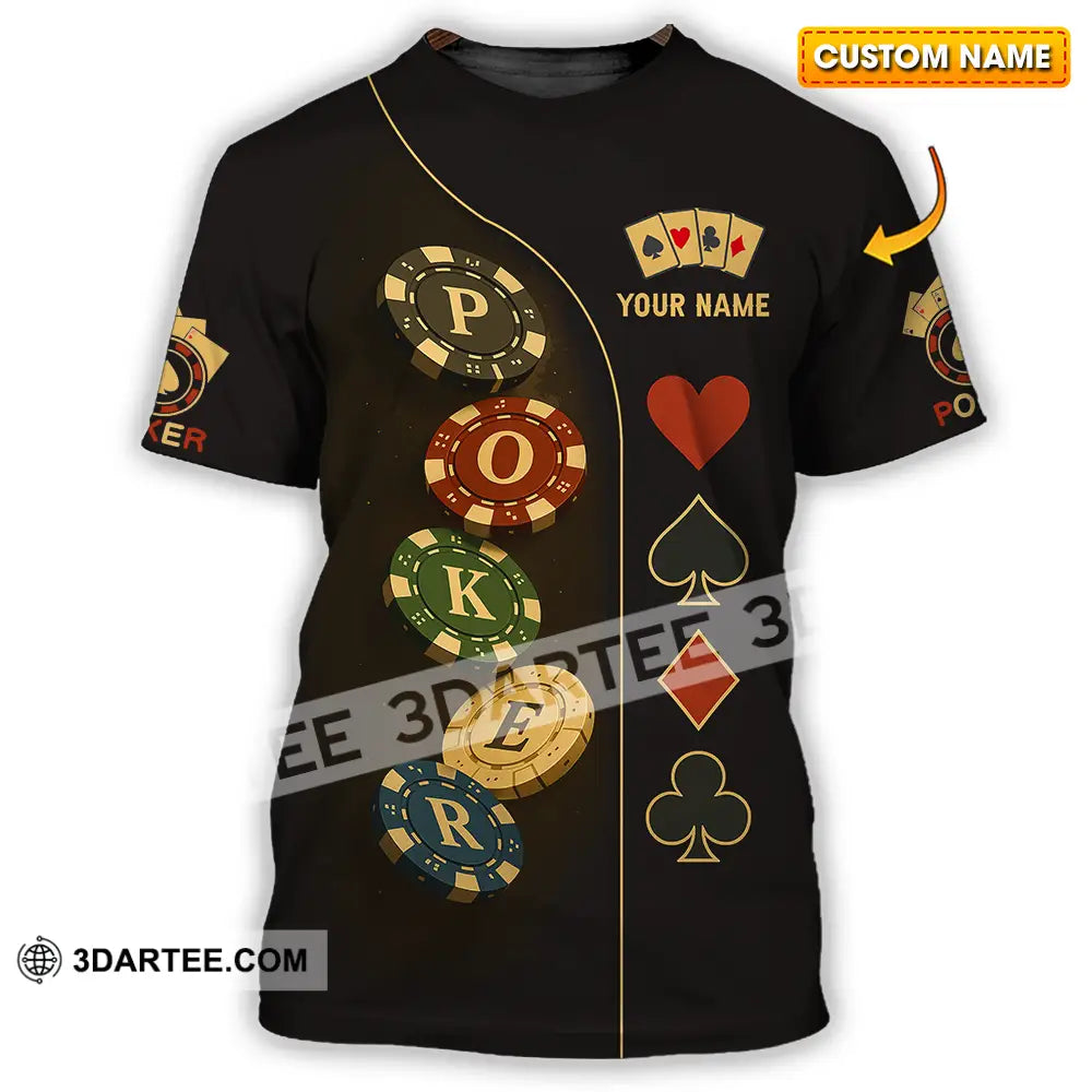 Unisex Shirt - Custom Poker Shirt T-shirt