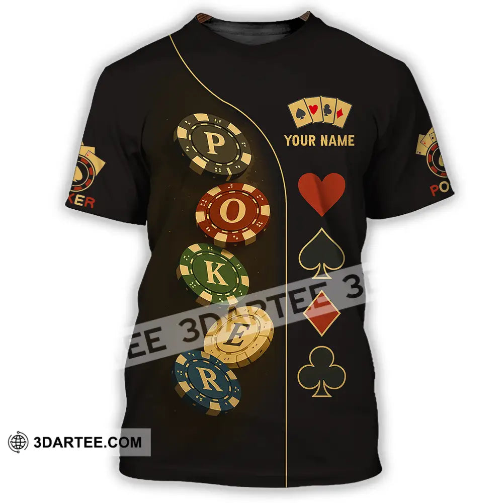Unisex Shirt - Custom Poker Shirt T-Shirt / S T-shirt