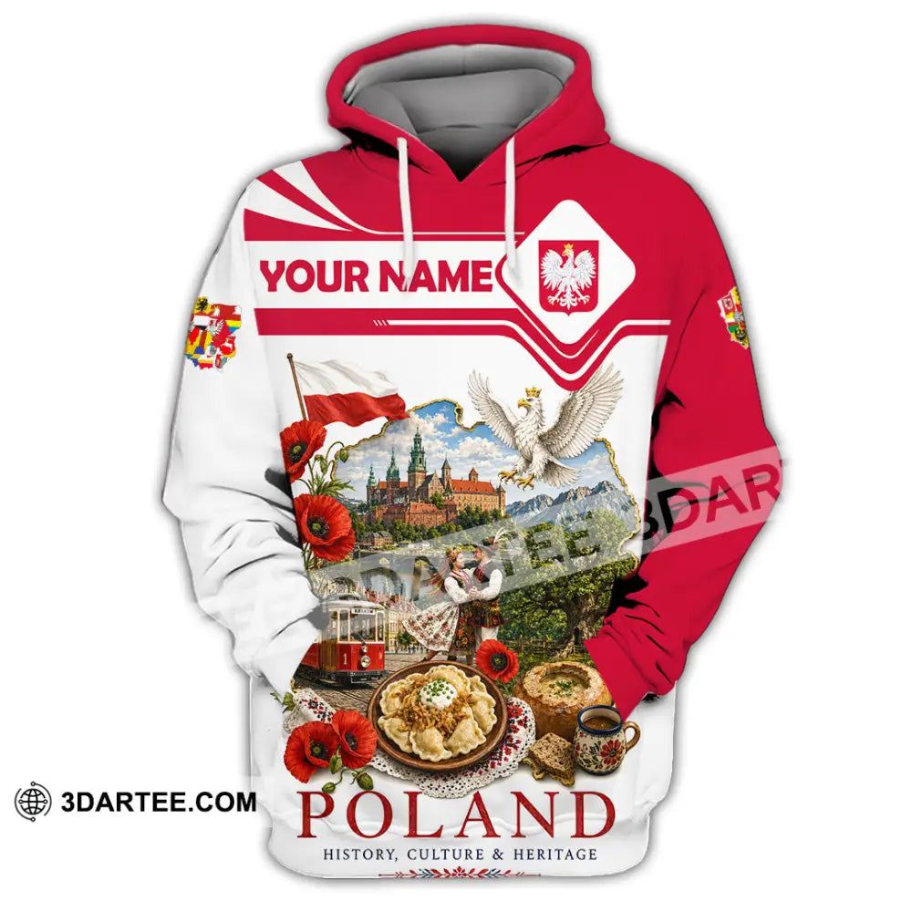 Unisex Shirt - Custom Poland Shirt - Hoodie / S - T-shirt