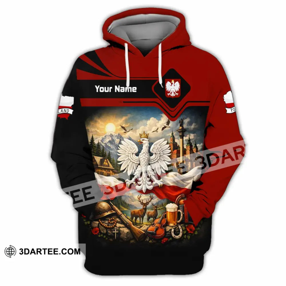 Unisex Shirt - Custom Poland Shirt - Hoodie / S - T-shirt