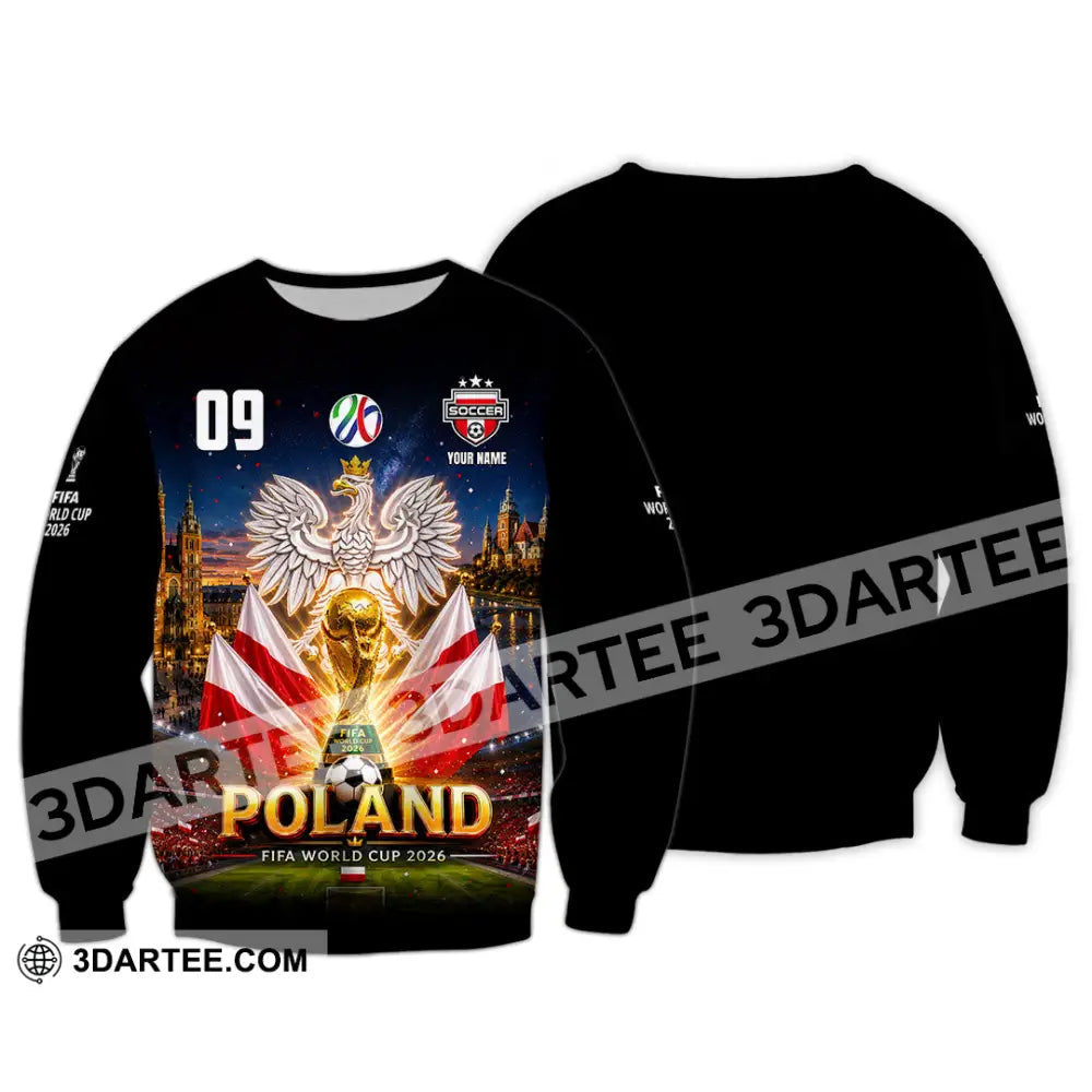 Unisex Shirt - Custom Poland World Cup 2026 Shirt - Long Sleeve / S - T-shirt