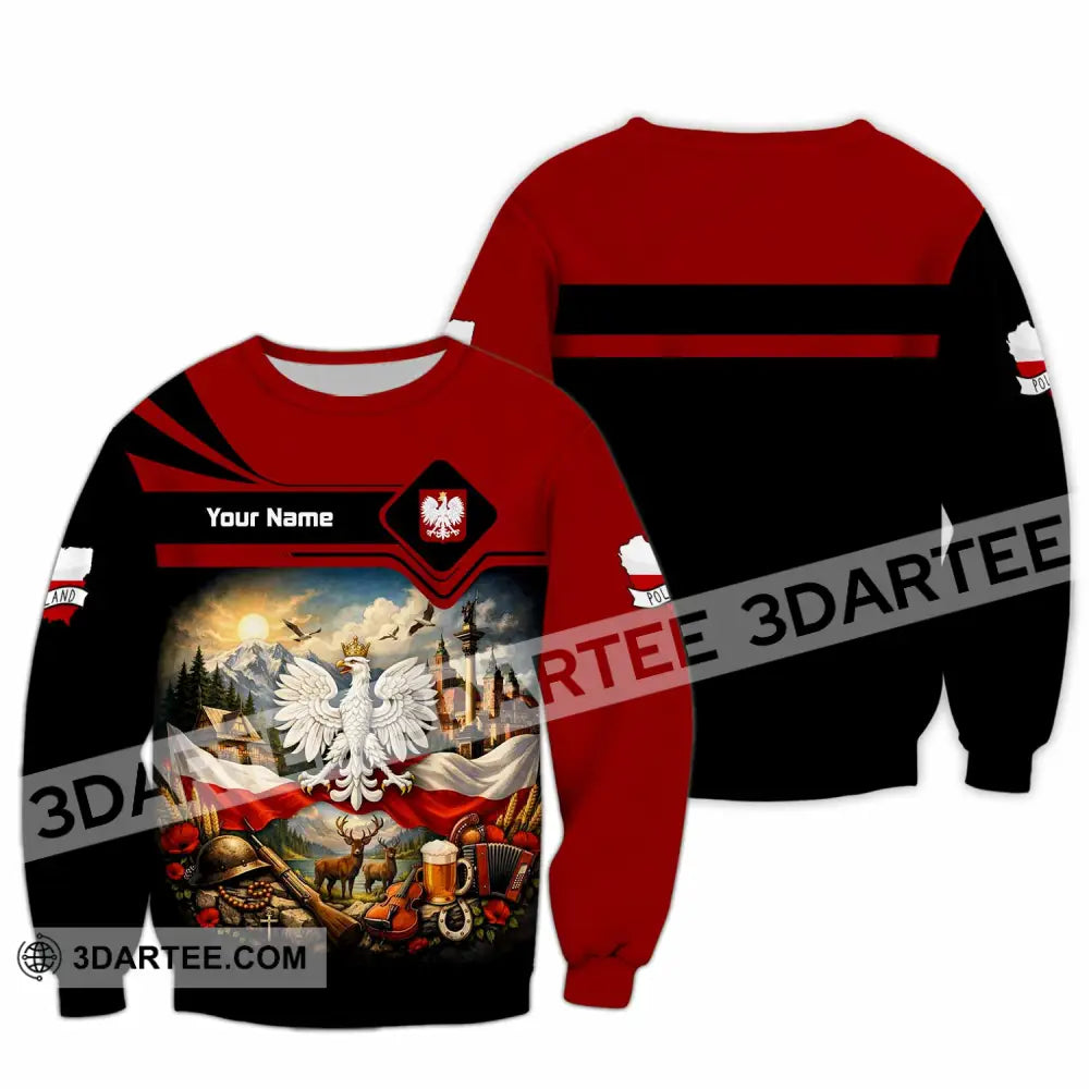Unisex Shirt - Custom Poland Shirt - Long Sleeve / S - T-shirt